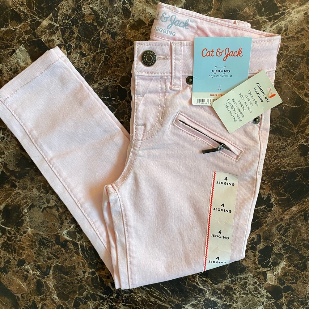 Toddler Girls Pink Jeggings